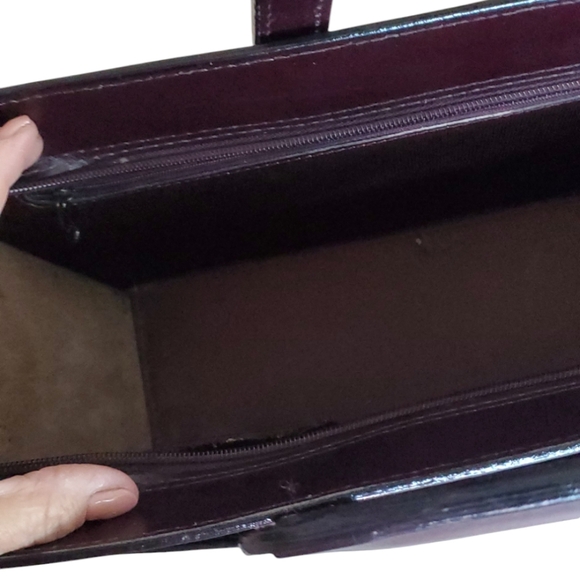 Leather computer bag with shoulder strap - Picture 12 of 16